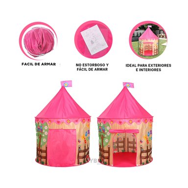 CARPA LAVABLE Y BONITO PARA NIÑOS ROSADO Y+REGALO AGENDITA - 4
