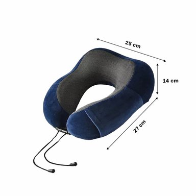 ALMOHADA RYBIU HO32366 CERVICAL VIAJAR AZUL + PAPEL REGALO 25 X 27 CM - 4