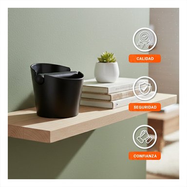 SET RYBIU CO32437 RECIPIENTE COMPACTO CAFE NEGRO + PAPEL REGALO - 3