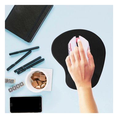 MOUSE GAMER INALÁMBRICO RYBIU M834 BLANCO CURSOR COLOR + POST-IT ADHESIVOS - 1