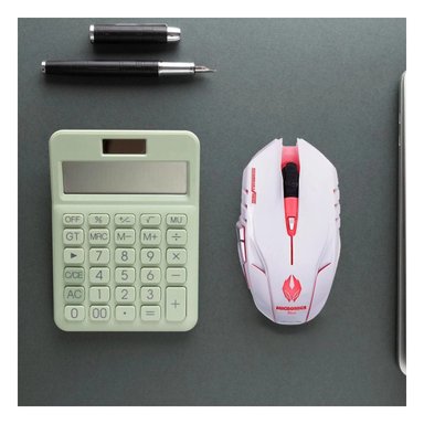 MOUSE GAMER INALÁMBRICO RYBIU M834 BLANCO CURSOR COLOR + POST-IT ADHESIVOS - 2