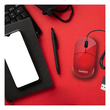 MOUSE RYBIU INNOVADOR Y ÚTIL STORM X ROJO + PAPEL REGALO TE31590 - 3