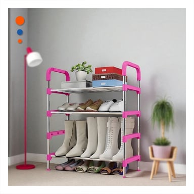 ESTANTE RYBIU HO29605 ROSADO DIDACTICO ZAPATO 4 N + POST-IT ADHESIVOS - 3