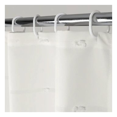 TUBO CORTINA RYBIU HO30831 ACCESORIOS BAÑO GRIS BARRA COLGAR EN 1.10M A 2.0M PLOMO + POST IT ADHESIVOS - 2