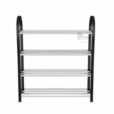 SOPORTE 4 NIVELES OVALADO NEGRO FACIL DE COLOCAR Y DECORATIVO Y+PAPEL REGALO - 2