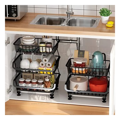 CONTENEDOR RYBIU HO29688 NEGRO ARMABLE FRUTAS + BANDERITAS ADHESIVAS - 2