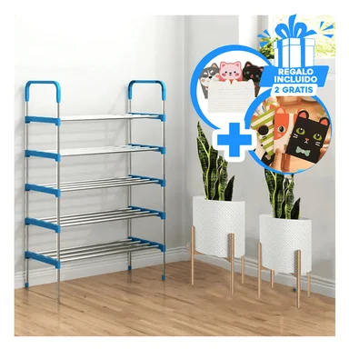 ORGANIZADOR RYBIU HO28630 CELESTE ZAPATERO 5 + GIFT MINIAGENDA - 1
