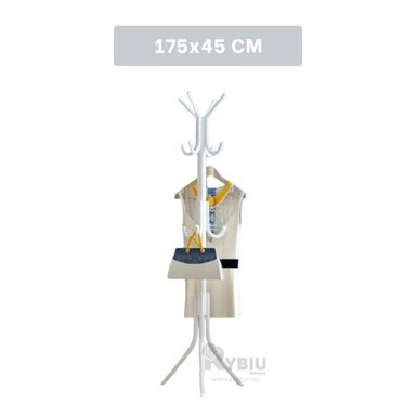 PERCHERO METAL HO30009 FUNCIONAL MULTIUSO BLANCO + GIFT MINIAGENDA - 5