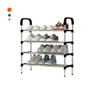ORGANIZADOR RYBIU HO29603 NEGRO ESTABLE CALZADO 4 N + LIGAS REGALO - 3