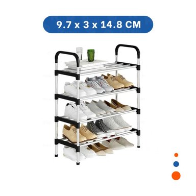 ORGANIZADOR RYBIU HO29603 NEGRO ESTABLE CALZADO 4 N + LIGAS REGALO - 4