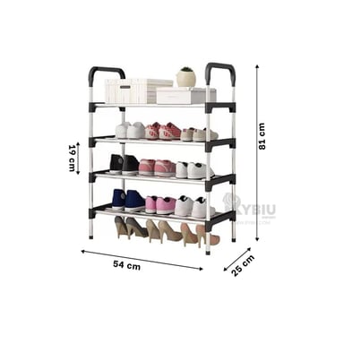 PORTAZAPATOS RYBIU HO29603 NEGRO PLASTICO CON 4 N + REGALO STICKERS - 5