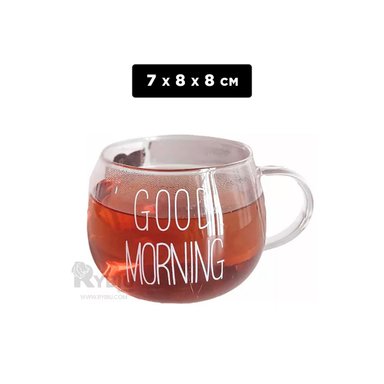 VASO RYBIU DURO DE GOOD MORNING +REGALO LIGAS PARA PEINAR CO29910 - 5