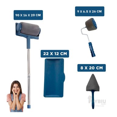 RODILLO RYBIU HO30813 UTIL PINTAR AZUL + GIFT MINIAGENDA - 5