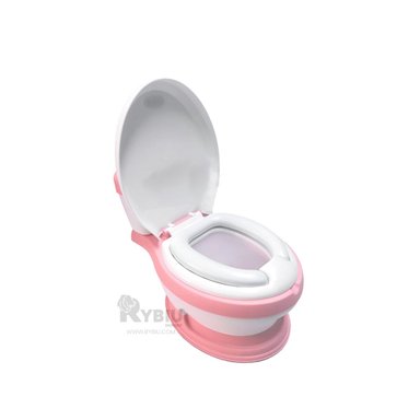 INODORO RYBIU HO30754 ASIENTO MODERNO + BANDERITAS ADHESIVAS ROSADO - 4