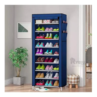 ESTANTE ZAPATILLA RYBIU HO30837 AZUL MARINO + BANDERITAS ADHESIVAS - 4