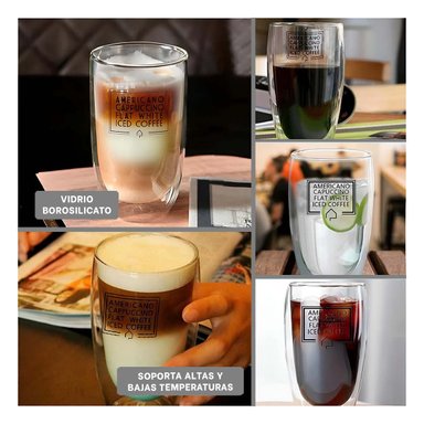 TAZA SIN ASA UTIL FRAPPUCINO 450ML RYBIU 557 +POST-IT ADHESIVOS - 5