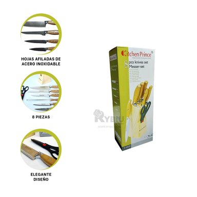 KIT ELEGANTE DE MADERA Y+ENVOLTORIO DE REGALO - 3