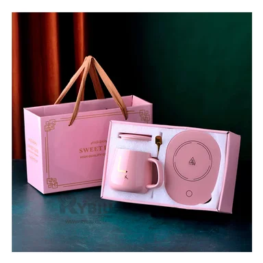 PACK RYBIU CO30461 CALEFACTOR CON CANTARO EN ROSADO+ GIFT MINIAGENDA - 1