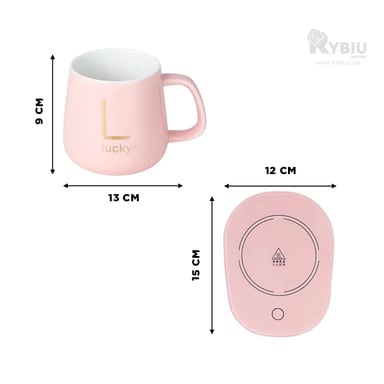 PACK RYBIU CO30461 CALEFACTOR CON CANTARO EN ROSADO+ GIFT MINIAGENDA - 5