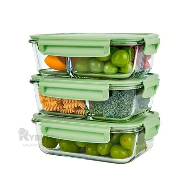ENVASE DE SELLADO UTIL 1040ML RYBIU CO32521 VIDRIO VERDE +REGALO AGENDITA - 3