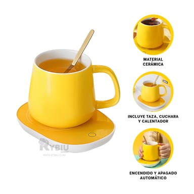 KIT RYBIU CO32261 PARA CAFE EN MOLDE EN COLOR AMARILLO+ REGALO AGENDITA - 2