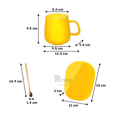 KIT RYBIU CO32261 EFICIENTE PARA SALIR EN COLOR AMARILLO+ REGALO STICKERS - 5