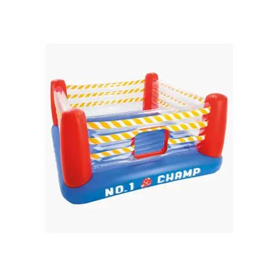 SALTARIN INFLABLE PARA INFANTE COLOR AZUL Y+PAPEL DE REGALO - 4