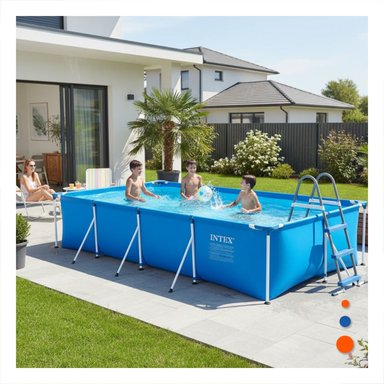 PISCINA GRANDE PARA EXTERIOR CON MONTAJE FACIL Y ESTABLE Y+LIGAS REGALO - 1