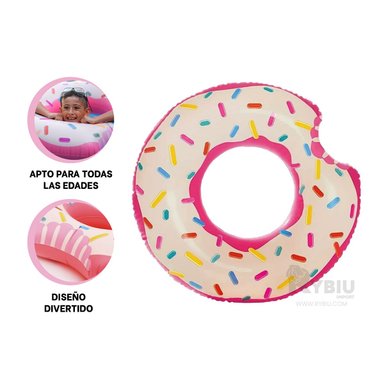 SALVAVIDAS LIGERO UTIL DONAL DE 107CM PINK Y+GIFT STICKERS - 2