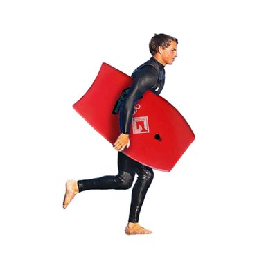 ACCESORIO PISCINA RYBIU GR-33 ROJO BODY SURF ESTILOSO 33'' + ENVOLTORIO REGALO - 2