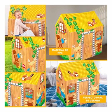 REFUGIO DE JUEGO INFANTIL CON JUEGOS Y ENTRETENIMIENTO 102 X 76 X 114CM Y+LIGAS REGALO - 5