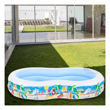 PILETA IDEAL PARA NIÑITOS DE MULTICOLOR Y+REGALO STICKERS - 1