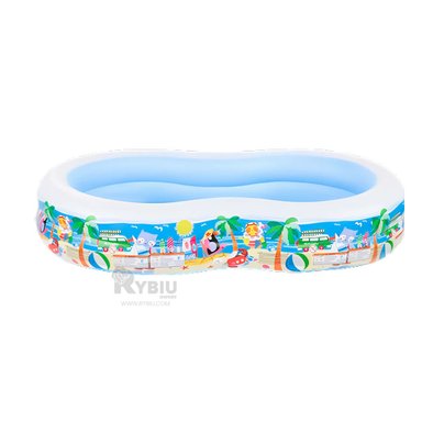 ALBERCA PARA NIÑOS EN MULTICOLOR Y+REGALO LIGAS PARA PEINAR - 2