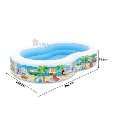 ALBERCA PARA NIÑOS EN MULTICOLOR Y+REGALO LIGAS PARA PEINAR - 5