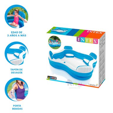 ALBERCA COMODA Y DURADERO PARA NIÑOS Y+REGALO STICKERS - 4