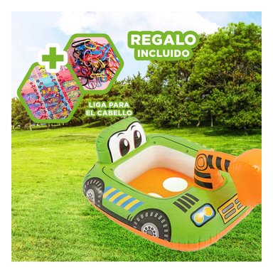 SALVAVIDAS FUNCIONAL PARA VERANO Y+REGALO LIGAS PARA PEINAR - 1