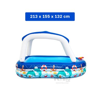 PILETA DIVERTIDA FORMA CAPITAN DEL MAR Y+LIGAS DE REGALO - 5