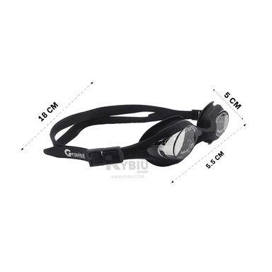 GAFAS NATACION RYBIU MG-FD590 NEGRO TRANSLUCIDAS + ENVOLTORIO REGALO - 5