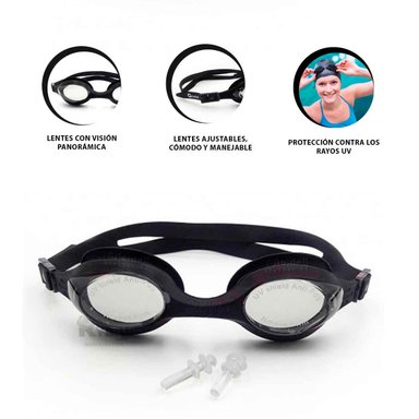 LENTES RYBIU MG-FD590 NEGRO ANTINIEBLA + PAPEL REGALO - 4