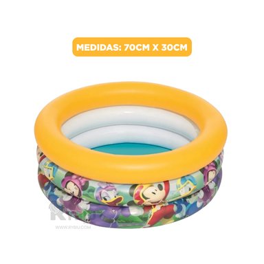 PISCINA RESISTENTE INFANTIL EN MULTICOLOR Y+PAPEL DE REGALO - 5