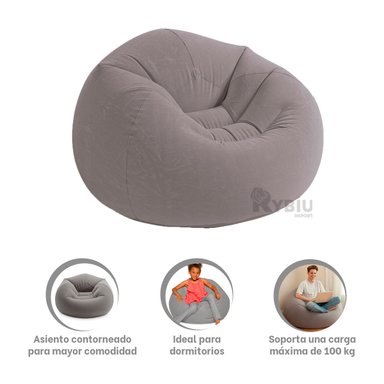 SILLÓN RYBIU ELEGANTE SALON + GIFT MINIAGENDA 68579NP PLOMO - 3
