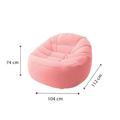 SOFA INFLABLE PARA RELAJACION CON PUFF INCORPORADO Y+LIGAS REGALO - 4