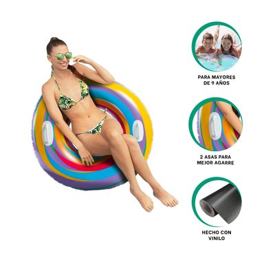INFLABLE FACIL DE TRANSPORTAR CELESTE Y+GIFT STICKERS - 4