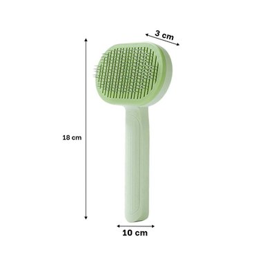 PEINETA RYBIU MA29963 LIMPIAR PELO GATO VERDE + POST-IT ADHESIVOS - 4