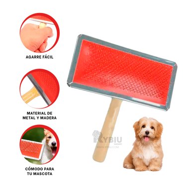 CEPILLO RYBIU MA31217 MODERNO ROJO TALLA M + PAPEL REGALO - 3