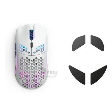 MOUSE GAMER INALÁMBRICO RYBIU GM828RX BLANCO 11 MODOS ILUMINACION + PAPEL REGALO - 2