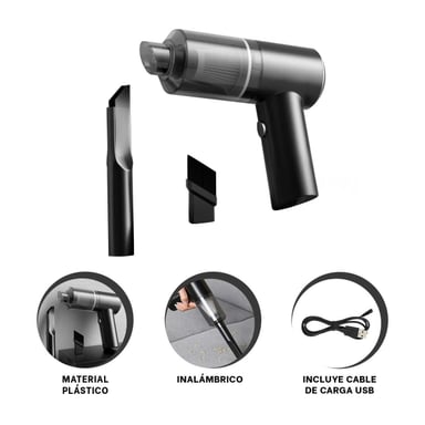 ASPIRADORA RYBIU INALÁMBRICO MINI ADAPTABLE A CUALQUIER ESPACIO EN COLOR NEGRO TE29444 - 3