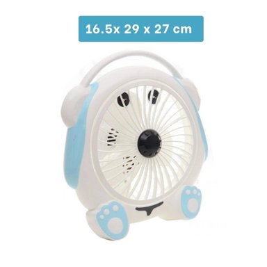 VENTILADOR DE MESA RYBIU TE29789 NIÑOS COLOR MULTICOLOR + REGALO STICKERS - 4
