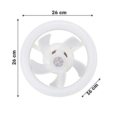 VENTILADOR DE TECHO RYBIU HOME DAA LAMPARA 2 EN 1 + LIGAS REGALO - 4