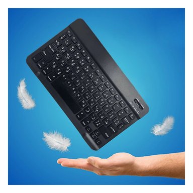 TECLADO INALÁMBRICO RYBIU Y MOUSE BLUETOOTH EN COLOR NEGRO TE29868 KIT - 1